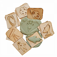 Space Stamps w/ Cutouts - Set of 12