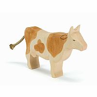 Brown and White Cow, Standing by Ostheimer
