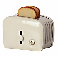 Maileg Miniature Toaster & Bread, Off White