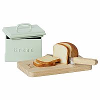 Maileg Miniature Bread Box w/ Cutting Board & Knife