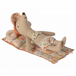 Maileg Mouse Size Raft, Flower