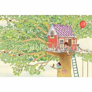 Belle's Tree House 11" x 14" Fine Art Print