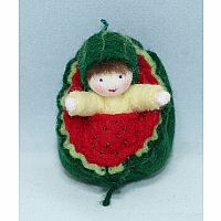 Watermelon Baby Felt Doll