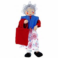 Kathe Kruse Dollhouse Doll - Grandmother