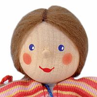 Kathe Kruse Dollhouse Doll - Mother with Bag