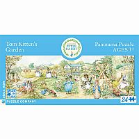 Peter Rabbit Tom Kitten's Garden 24-Piece Panoramic Floor Puzzle