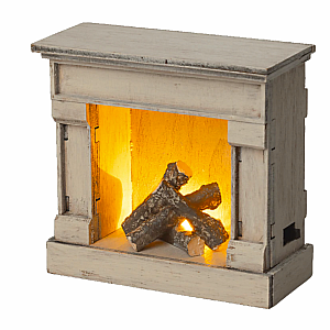 Maileg Fireplace, Off White