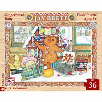Jan Brett's Gingerbread Baby 36-Piece Floor Puzzle