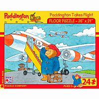 Paddington Bear Takes Flight 24-Piece Floor Puzzle