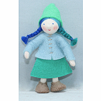 Cave Gnome Mother Felt Doll