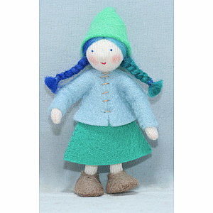 Cave Gnome Mother Felt Doll