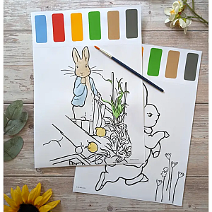 Peter Rabbit - Paint Palette Art Set