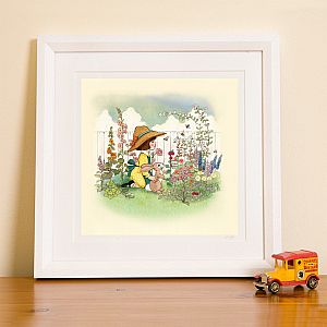 Belle & Boo Bumblebee Garden 10 x 10 Art Print