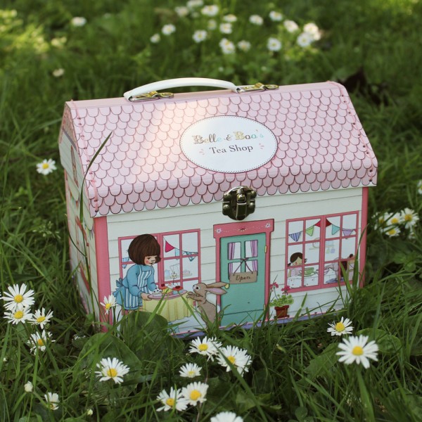 Melamine Belle & Boo CHILDRENS PLAY TEA SET IN HOUSE BOX Set of1 ELITE BEL5001 Various