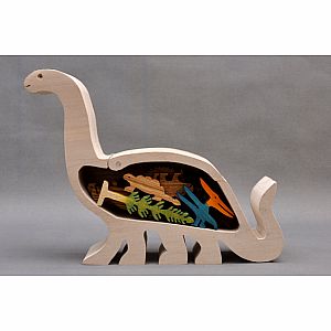 Dinosaur Wooden Story Box
