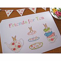 Friends for Tea - Invitations by Bumpkin