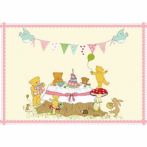 Teddy Bear Picnic, Pink - Invitations by Bumpkin
