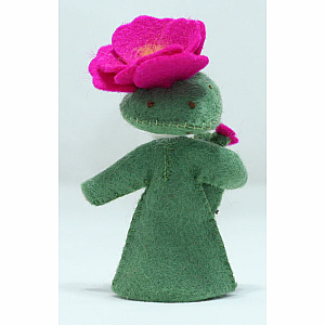 Prickly Pear Cactus Fairy Felt Doll