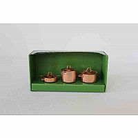 Dollhouse Copper Pots by Bodo Hennig