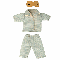 Maileg Pajamas for Dad Mouse, Gingham