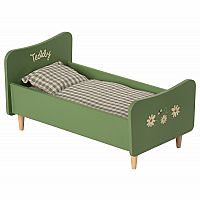 Maileg Bed for Teddy Dad - Dusty Green