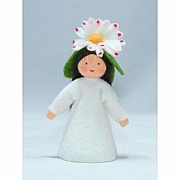 Daisy Fairy Felt Doll with Daisy Hat