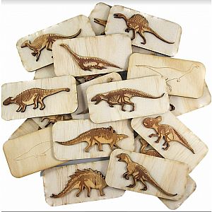 Dinosaur Fossil Stamps - Set of 10