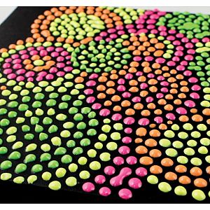 Dot-A-Lot Dot Neon Brights Craft Paint 