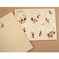 Crack the Egg Wooden Puzzle - 18 pieces