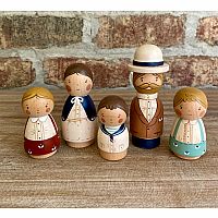 Wooden Family Set by Gnezdo Toys