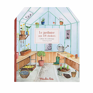 Le Jardin Sticker and Coloring Book by Moulin Roty