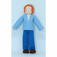 Father Dollhouse Doll, Ginger Hair
