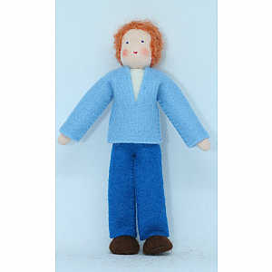 Father Dollhouse Doll, Ginger Hair 