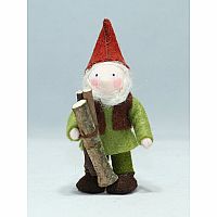 Forest Gnome Grandfather Felt Doll