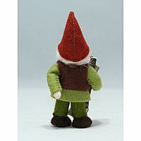 Forest Gnome Grandpa Felt Doll