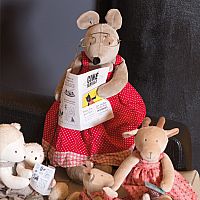 La Grande Famille Little Nini Mouse by Moulin Roty
