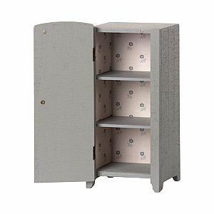 Maileg Miniature Wooden Closet, Grey