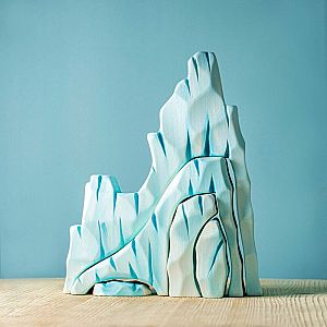 Icy Cliffs, Ice Float and Penguin Family Set by Bumbu