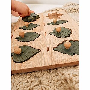 Wooden Leaf Puzzle