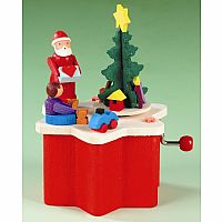 Santa Claus Crank Music Box by Graupner