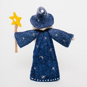 Merlin Wizard Felt Doll