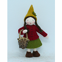 Forest Gnome Mother Felt Doll