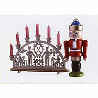 Dollhouse Candle Arch & Nutcracker by Bodo Hennig
