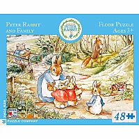 Peter Rabbit and Family 48-Piece Floor Puzzle
