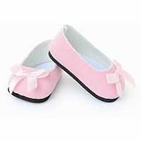 Pink Suede Ballerina Flats by Petitcollin