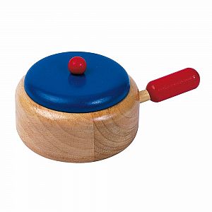 Wooden Pot with Handle