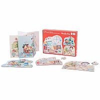 Le Grande Famille Puzzle (set of 3) by Moulin Roty