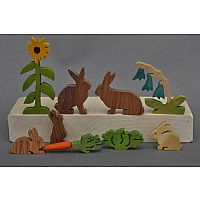 Rabbit Wooden Story Box