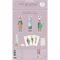 Bunny Paper Doll with Outfits by Moulin Roty