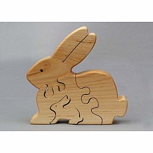Rabbit Wooden Puzzle